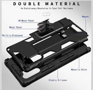 Shockproof Case for Samsung Galaxy Note 10 with Kickstand and Mount